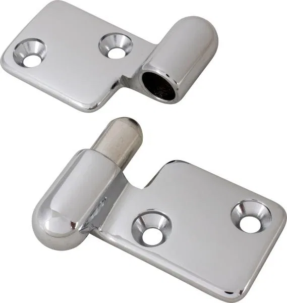 204279-1 – SEA DOG Boat Door Hinge, Take-Apart Right Sided Hinge 3-7/8 Inch Length x 2 Inch Width Chrome Plated Brass...